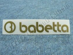Sticker BABETTA - gold 135x25