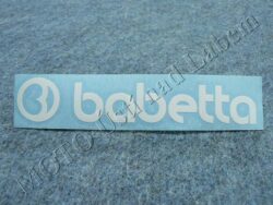 Sticker BABETTA - white 135x25