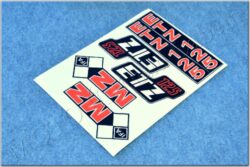 Stickers sheet MZ ETZ 125