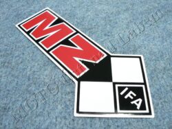 Sticker MZ IFA right, Cover case - back-white-red ( MZ )