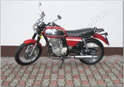 Motocycle Jawa 350 OHC/ 845 red