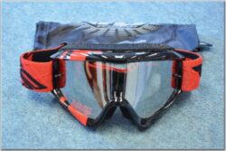 Motorcycle Goggle Zone RS - black/red ( FLY RACING )