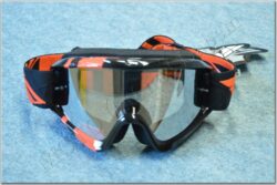 Motorcycle Goggle Zone RS - black/orange ( FLY RACING )