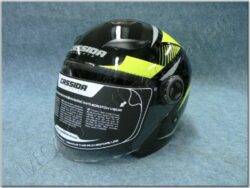 Jet Helmet Reflex - black/yellow ( CASSIDA )