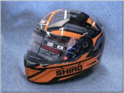 Helmet SH715 Austin Naranja ( SHIRO ) Size S