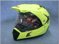 Enduro Helmet SH-311 Tourism Amarillo Fluor ( SHIRO )