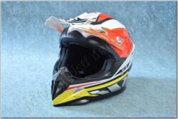 Cross Helmet X1.9 - White/black/red/yellow ( ZED ), child