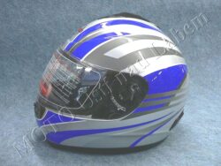 Full-face Helmet FF2 - future silver ( Motowell )