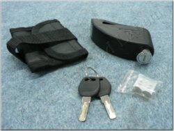brake disc lock with alarm - black (TOKOZ)