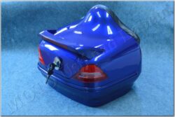 Mercedes motorcycle trunk - blue metallic without rail