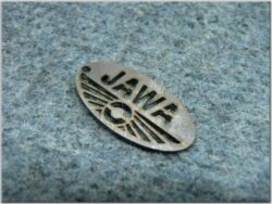 Pendant JAWA oval, design pattern - 32x16 mm